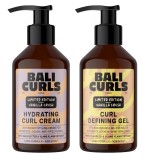Cumpara ieftin Set editie limitata Bali Curls pentru definirea buclelor, crema hidratanta pentru bucle si gel de definire 150 ml fiecare, pentru par neted si bine co