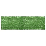 Cumpara ieftin Paravan de balcon, frunze verzi, 500x150 cm
