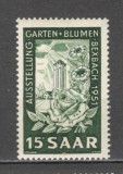 Saarland.1951 Expozitia de gradinarit si flori SS.517