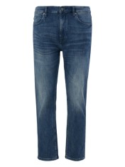 Blugi barbati big size Casby cu talie medie si croiala Dreapta, Albastru, W38 L32