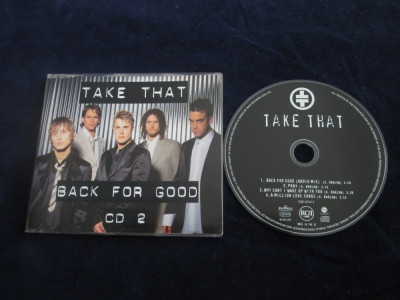 Take That - Back For Good CD 2 _ maxi single _ RCA ( Europa , 1995 ) foto