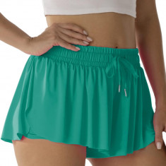 Pantaloni scurți sportivi pentru femei Alergare Tenis Shorts Fluture Fete 2-în-1