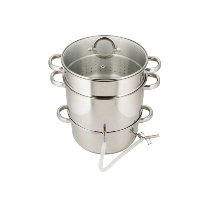 Set oale din inox pentru preparat suc si siropuri, 26 cm, capacitate 8 litri, Kinghoff