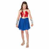 Cumpara ieftin Costum Wonder Woman Deluxe pentru fete 116 cm 5-6 ani, DC