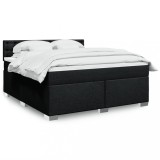 VidaXL Pat box spring cu saltea, negru, 180x200 cm, catifea 3285983