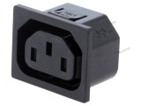 Conector alimentare AC C13 (F) 10A 250VAC - SCHURTER