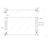 Radiator racire motor Nrf 50563