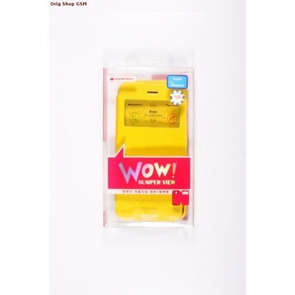 Husa Mercury WOW Bumper Apple iPhone 6 4,7inch Galben Blister