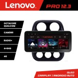 Navigatie Jeep Compass 2010-2016 Lenovo PRO 12.3 QLED 4GB+64GB 4G
