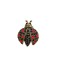 Brosa Black and Red Ladybug