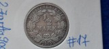GERMANIA 1/2 MARK 1905 A, Europa, Argint