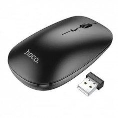 Mouse Wireless 2.4G, 800 1200 1600 DPI Hoco (GM15) Negru