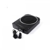 Subwoofer auto universal compact cu amplificator si telecomanda