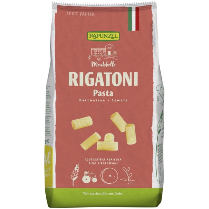 Rigatoni semola, eco