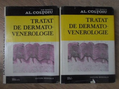 TRATAT DE DERMATO-VENEROLOGIE VOL.1 PARTEA I SI II-SUB REDACTIA AL. COLTOIU foto