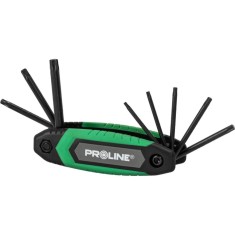 SET CHEI NEGATIVE TORX CU MANER CR-VA T9-T40 - 8P.