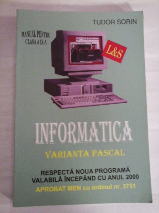 INFORMATICA - TUDOR SORIN