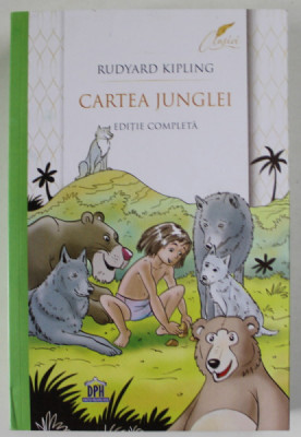 CARTEA JUNGLEI de RUDYARD KIPLING , ilustratii de SERBAN ANDREESCU , EDITIE COMPLETA , 2023 foto