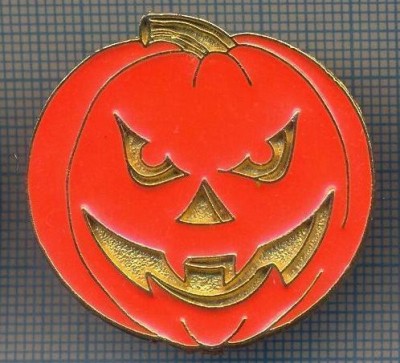 AX 1005 INSIGNA - PUMKIN(DOVLEAK) SIMBOL HALLOWEEN -PENTRU COLECTIONARI foto