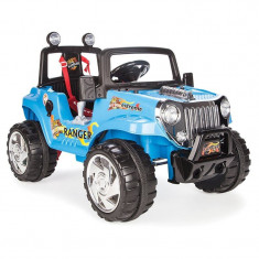 Jeep electric cu telecomanda Pilsan Ranger 12V Albastru foto