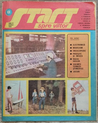 Revista Start spre Viitor, august 1985 foto