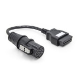 Cablu adaptor Techstar&reg;, Aftermarket, Compabiil cu Utilitare IVECO, 30 Pin la OBD2 16 Pin