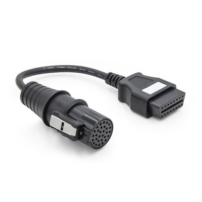 Cablu adaptor Techstar&amp;reg;, Aftermarket, Compabiil cu Utilitare IVECO, 30 Pin la OBD2 16 Pin foto