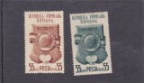 ROMANIA 1953 LP 341 CAMPIONATELE MONDIALE DE TENIS DE MASA SERIE MNH, Sport, Nestampilat