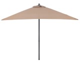 Umbrela soare de terasa / gradina, Grandio Mob Simply, patrata, structura metal, maro, 200 x 200 cm