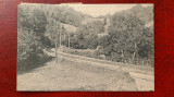 Petroseni-1920-O parte din calea ferata spre cetatea Boli-C.P.circ.-F RARA, Circulata, Printata, Iasi
