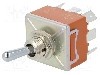 Intrerupator basculant, 2 pozitii, mod comutare ON-ON, 3PDT, PANASONIC - T315NAULCSAFJ