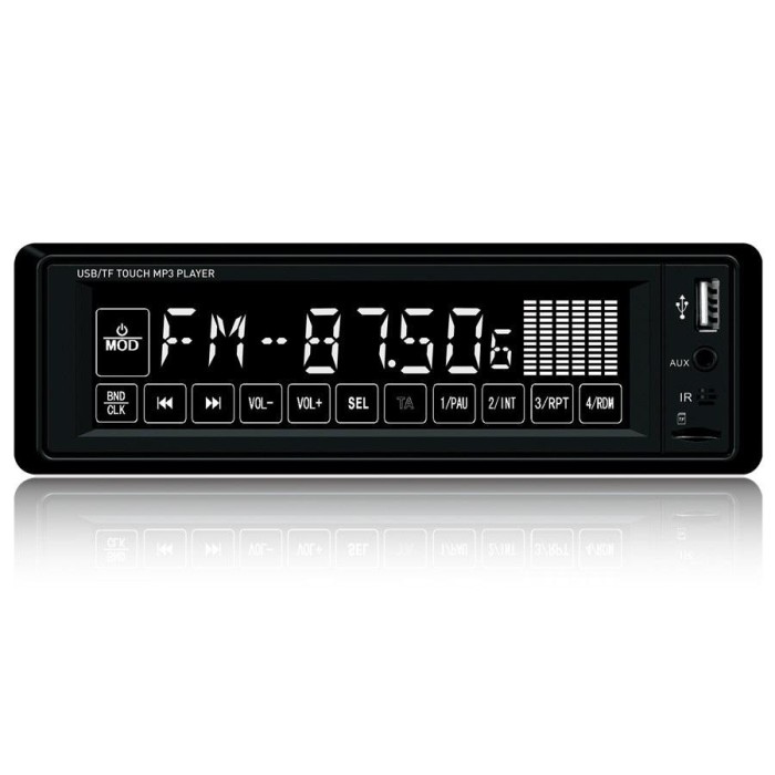 Player auto mp3 cu ecran touchscreen si telecomanda, 4 x 45w, soling slr-337