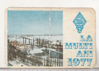bnk cld Calendar de buzunar - 1977 - OJT Bihor foto