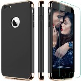Cumpara ieftin Husa telefon Iphone 8 ofera protectie 3in1 Ultrasubtire + Folie Sticla Luxury 360 Black
