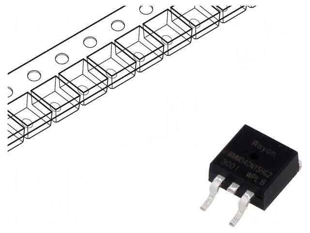 Tranzistor N-MOSFET unipolar TO263