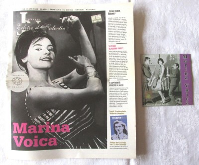 MARINA VOICA - CD Muzica de colectie Vol. 65 + ziar JURNALUL NATIONAL, 2008 foto