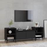 Cumpara ieftin Comodă TV, negru, 160x35x55 cm, lemn prelucrat