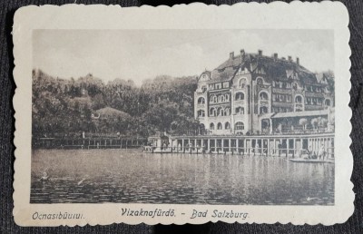 Carte postala, Ocna Sibiului, 1910 foto