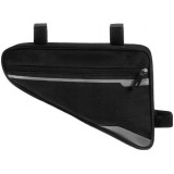 Geanta de bicicleta, forma triunghiulara, 35x21x4 cm,prindere pe cadru - Negru, Oem