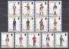 Guernsey 1974 - Uniforme militare, 3 Serii, MNH, Nestampilat