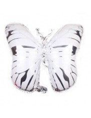Balon Folie Fluture Alb 70x60 cm foto