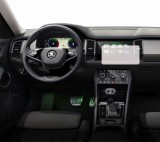 Folie Protectie Navigatie Skoda Kodiaq 2021-2023, Duragon, protectie Display Navigatie, silicon Transparent, Anti-zgarieturi, kit instalare