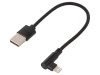 Cablu USB 2.0 Apple Lightning la USB A, 0,2m, unghi, Gembird