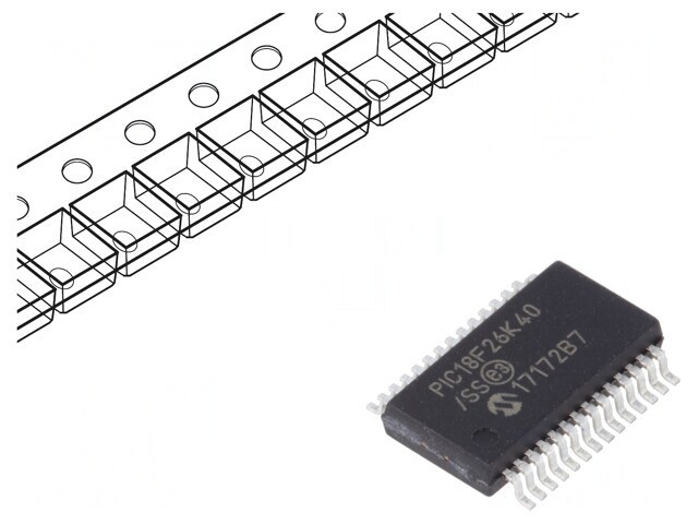 Microcontroler PIC 64kB 64MHz I2C LIN SPI UART