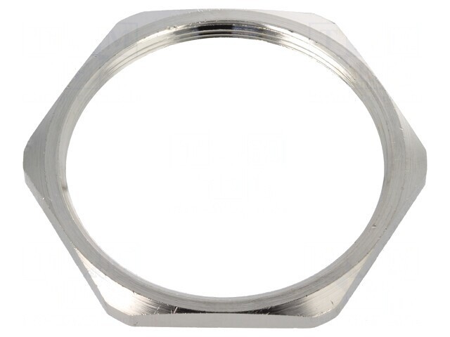 Piuliţă M63 alamă nichel 70mm filet metric 1.5