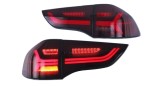 Set lampi spate, stopuri Mitsubishi Pajero Sport/Montero Sport, 2016, montare spate, stanga+dreapta, indicator dinamic; LED; rosu, fumuriu; Tuning,