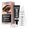 Vopsea Sprancene Henna Revers Oh! My Brows Negru 30ml, Ulei Argan si Ricin, Colorare Profesionala, Acoperire Fire Albe