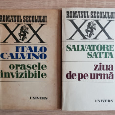 2x LITERATURĂ ITALIANĂ: Orașele invizibile-ITALO CALVINO/Ziua de pe urmă-S.SATTA