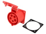 Conector alimentare AC trifazate PCE 32A 400VAC IP44 mamă