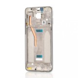 Mijloc Carcasă Xiaomi Redmi Note 8 Pro, Pearl Alb - Calitate Superioară